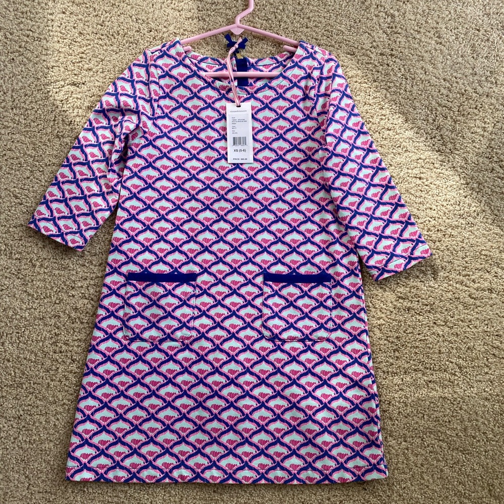 Vineyard Vines Whale Tail Printed Knit Dress